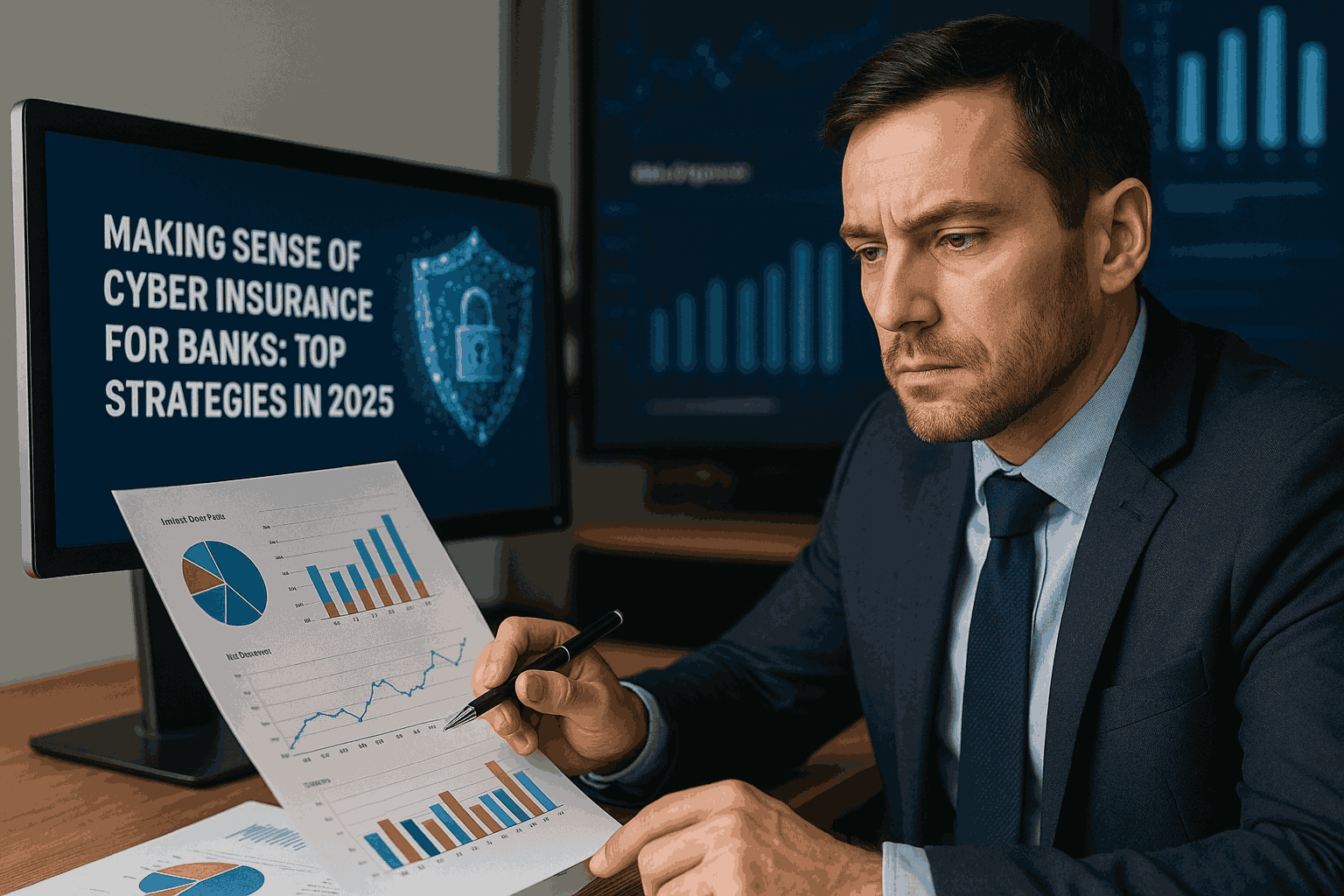 Cyber insurance for banks in 2025